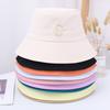 Lovers Summer Spring Sunscreen Fisherman Hat Solid Color C Letter Literary Hat