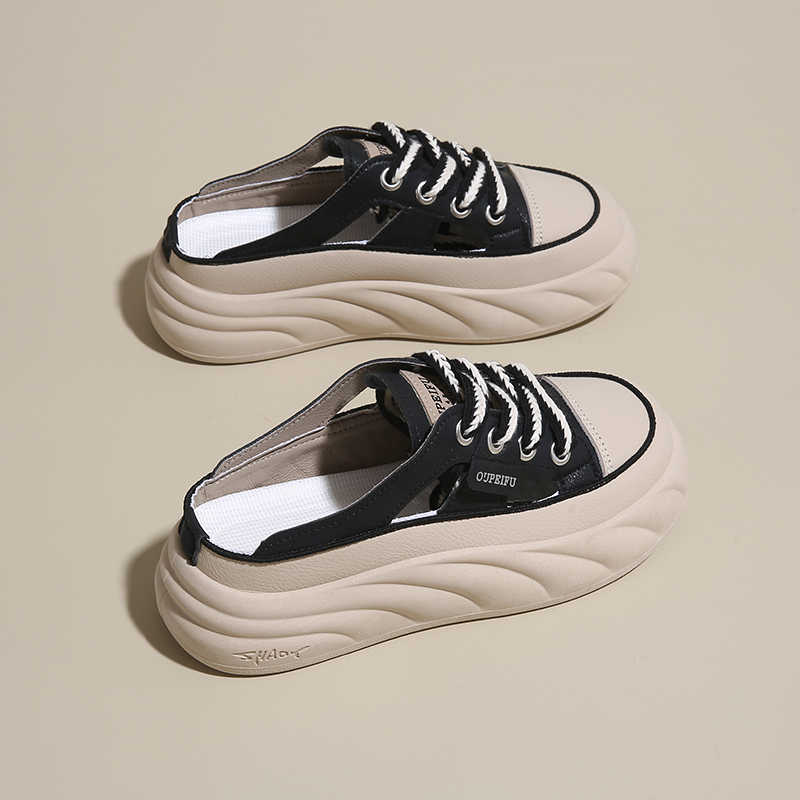 Round Foot Anti-slip Size 47 Loafers Luxury Brand Women's Sneakers Womans Summer Shoes Sport Maker Runings Special Wide