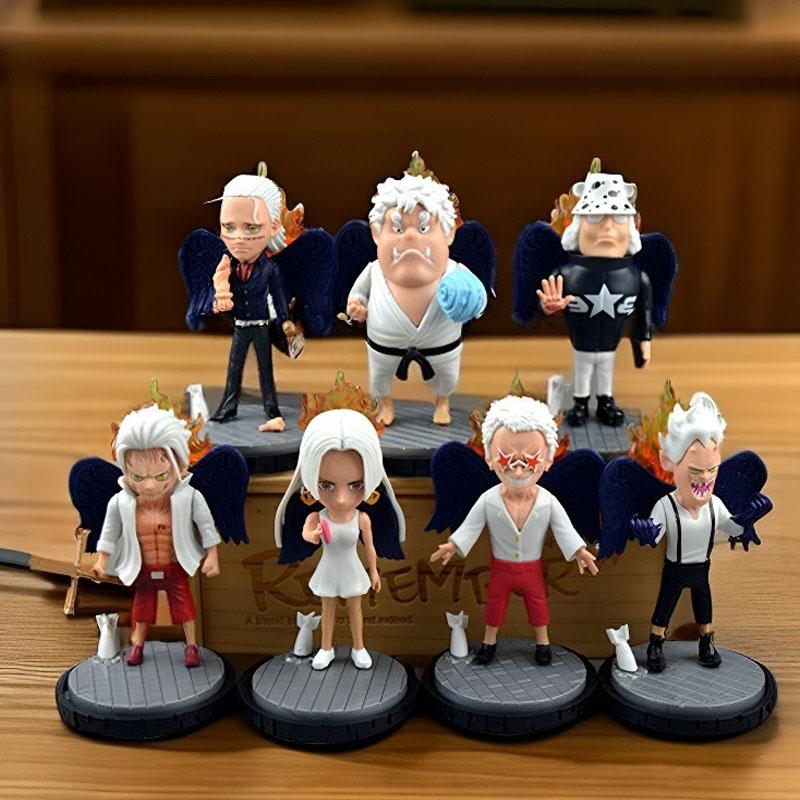 12 см Аниме Фигурка One Piece Серафим Дракуль Михоук Q Версия Фигурка Действия Украшение для Автомобиля Коллекционная Модель Детские Игрушки Подарки