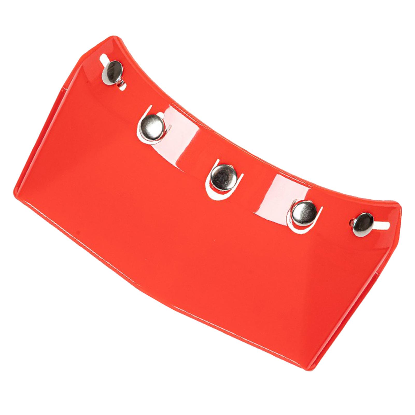 

Универсальный 5-кнопочный визор для мотоциклетного шлема открытого типа, ветрозащитный откидной визор, козырек для мотоциклетного шлема красный