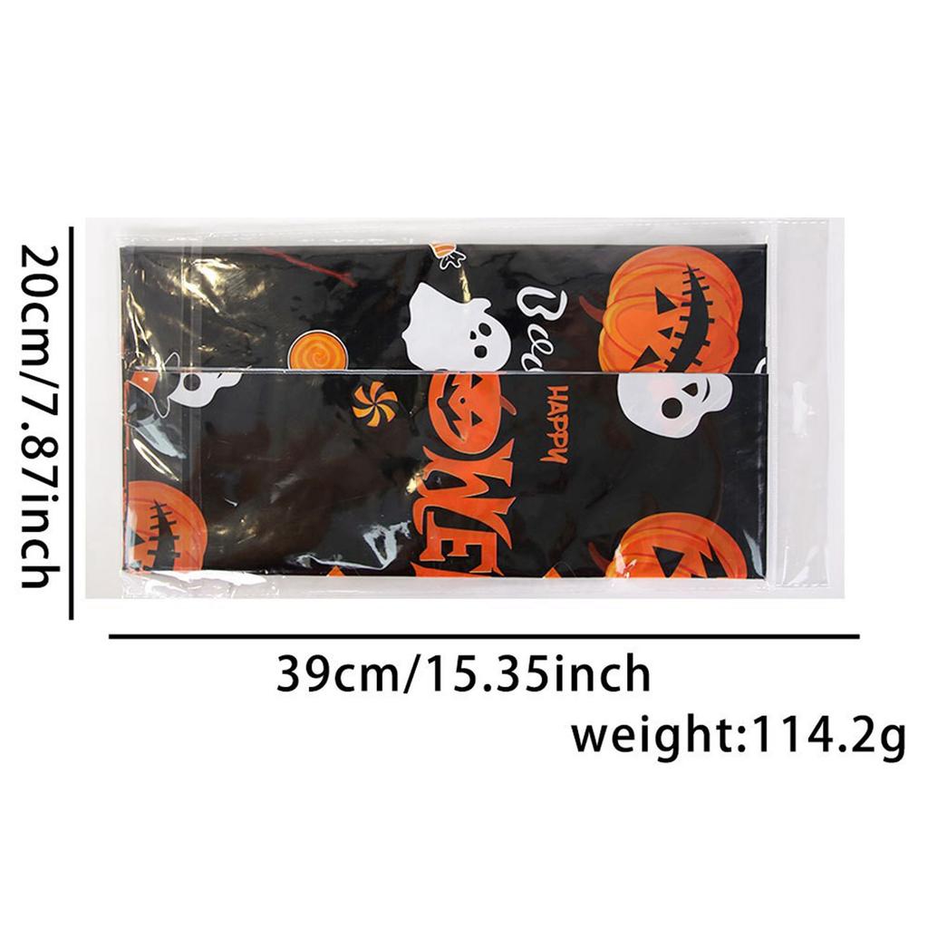 Halloween Decorative Tablecloth, Disposable Waterproof, Festival Party Dessert Table, Table Decoration Tablecloth.