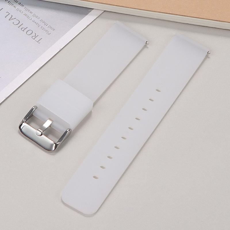 12/14/16/18mm 19mm 20mm 21mm 22mm 24mm Quick Release Silicone Strap for Huawei GT2/GT3 Smart Watch Bracelet Galaxy Watch 3 Band