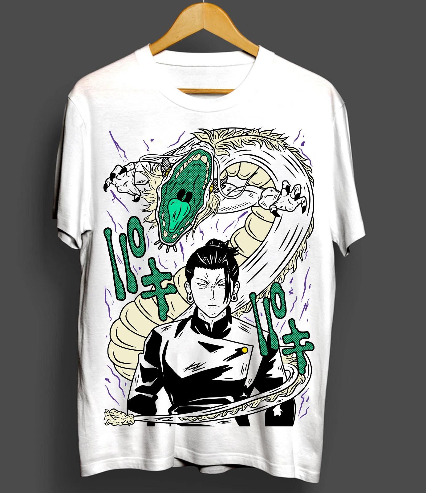 

2026 Summer Jujutsu Kaisen Anime Suguru Geto Printed Loose Shortsleeved Pure Cotton Childrens Tshirt Tide Unisex Casual Y2k S