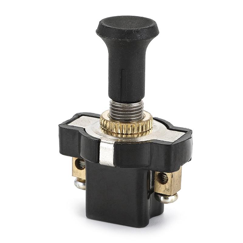 12V 13mm 20mm Screw Terminals Durable High Performance On-Off Long Push Pull Switch