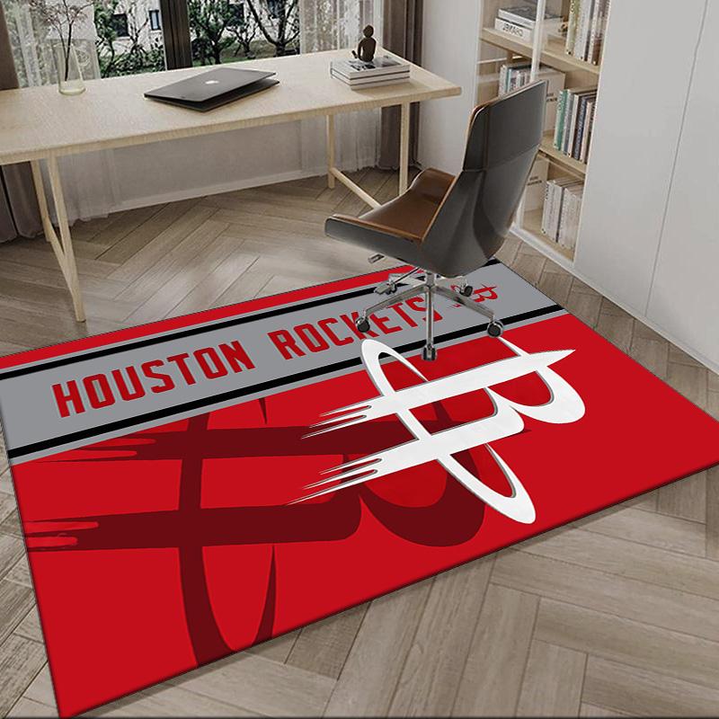 basketball Pride Rockets Carpet, Kitchen Rugs, Yoga Mat, Non-Slip Mats, Rug for Bathroom, Living Room bedroom, Camping Rugs Christmas Gift