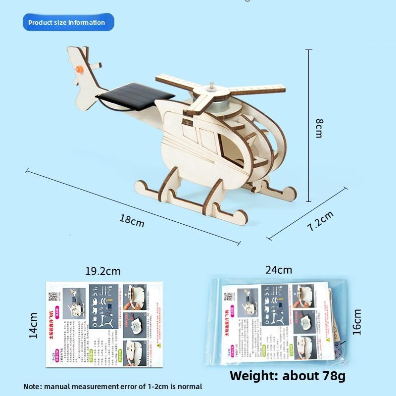 Science Experiment Diy Solar Powered Airplane Stem Educational Kit For Children