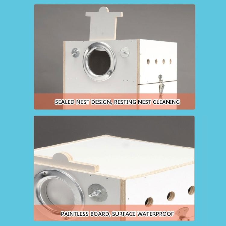 Parrots Budgies Nest Cage Shelter Stand Nest Cage Hideouts for Pet Shops