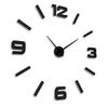 Black EKO Stick-on Wall Clock 130cm