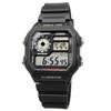 Casio World Time Digital Men's Watch AE-1200WH-1AV, Black, with Genuine Casio Box, International Model [Parallel Import]