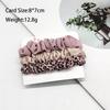 MIO New Style Leopard Pattern Hair Scrunchies Set Shining Matte Fabric Hair Accessories Hair Bands