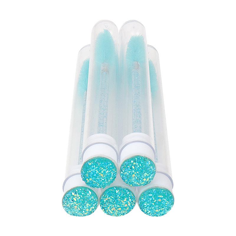 Disposable Crystal Rod Mascara Wand & Eyebrow Comb for Eyelash Extension Makeup
