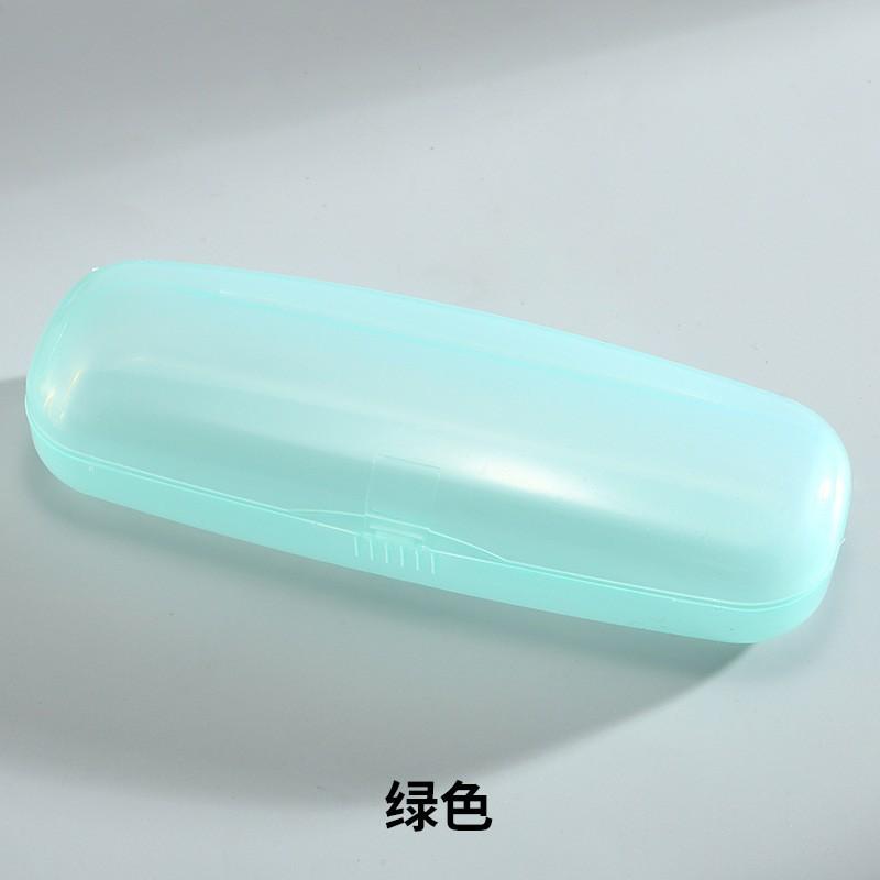 Transparent Eyeglasses Case Portable Plastic Glasses Case Storage Case Wear-Resistant Flip Cover Sunglasses Box For Elderly