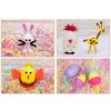 20Pcs DIY Easter Egg Foam Solid White 7Cm Painting Decor for Festival Craft Wedding Halloween Christmas Egg Foam