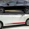 2PCS Car Stickers Car Door Side Vinyl Decals Waterproof PVC Decals Car Body Decoration Stickers Accessories For Volkswagen VW