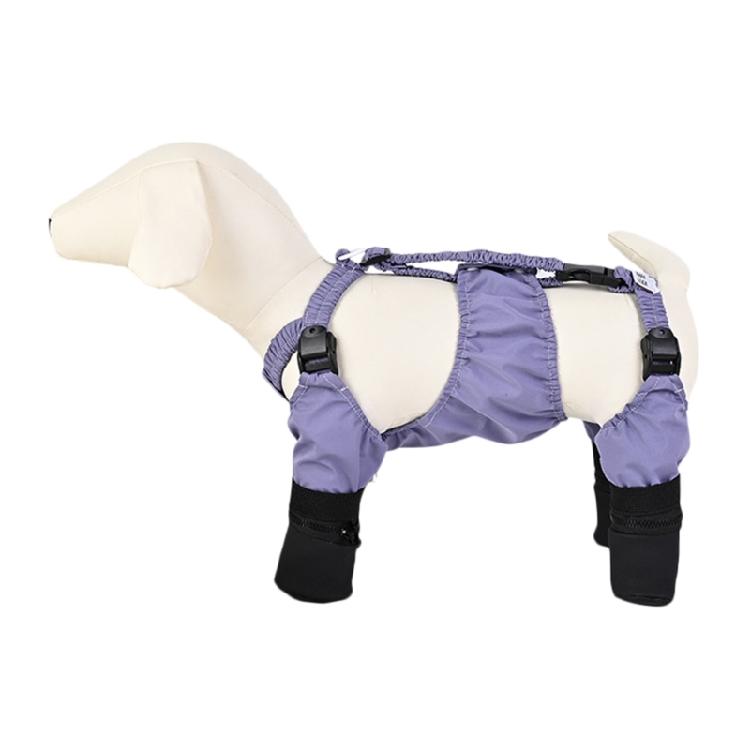 

Water Resistant Pet Leg Sleeves Suspender Boot For Comfort Durability In Wet Conditions Outdoor Activity Leg Protectors S фиолетовый