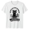 Actually All Of My Systems TShirt Cat Anxiety Humor Birthday Gift