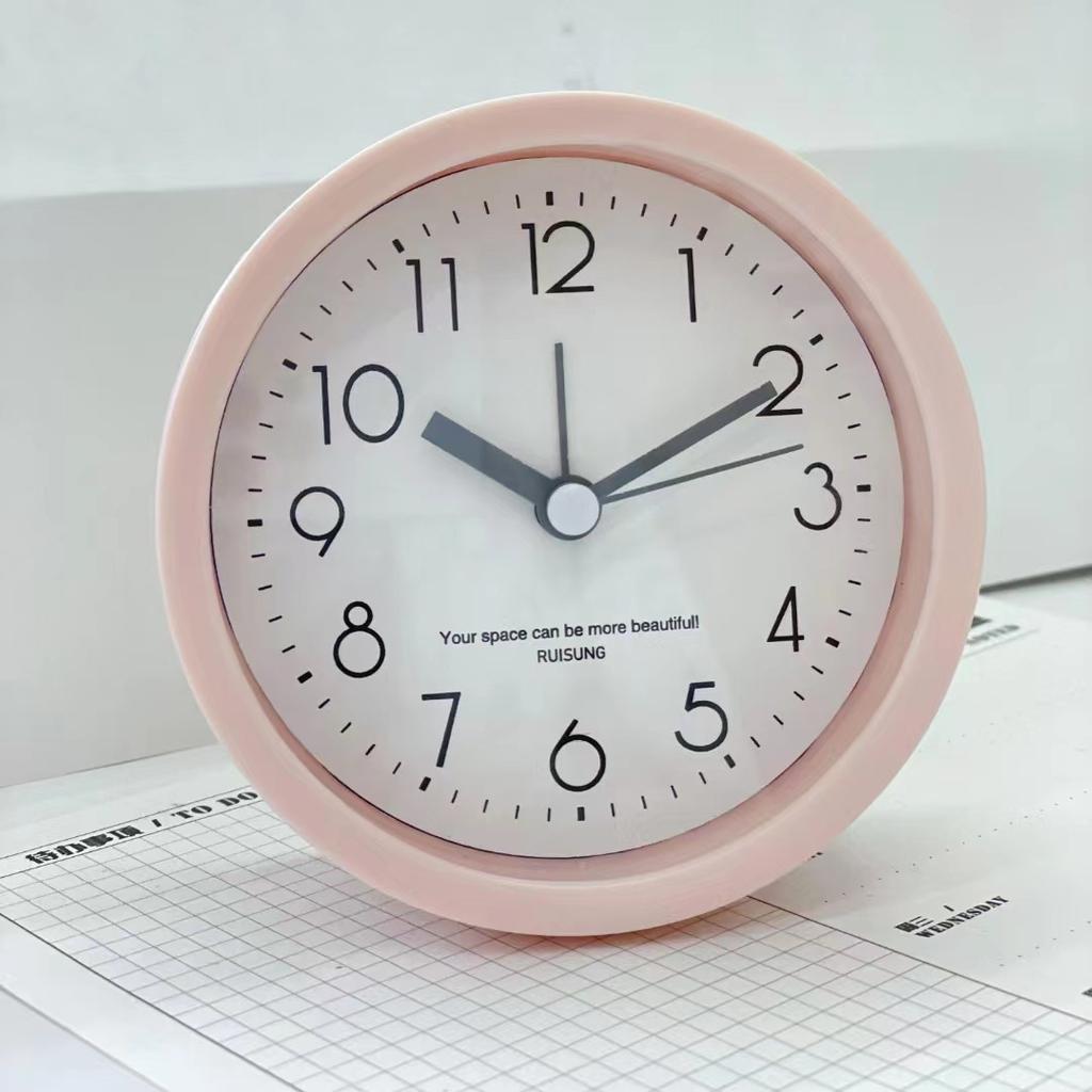 Simple Clock Personalized Modern Wake Up Alarm Clock for Student Dormitory Home Bedroom Bedside Bookcase Clock Creative