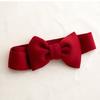 Newborn Baby Girl Headdress: Big Bow Headband for Fontanel Protection, Birthday Outfit Accessory