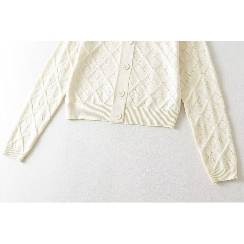 Fashion Style New Autumn New Arrival Fashion Trendy Women's Clothing Jacquard Mesh Fabric Knitting Outwear 5802111 7