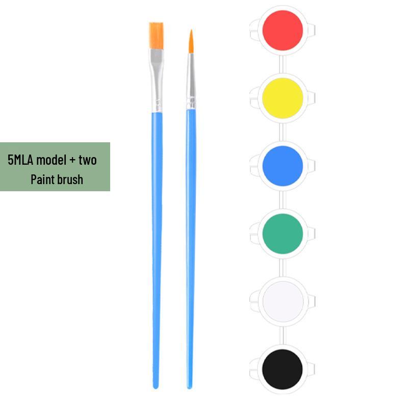 Children's 12-Color Acrylic Paint Set with 6-Piece Art Tools for Painting, Coloring, and Graffiti.