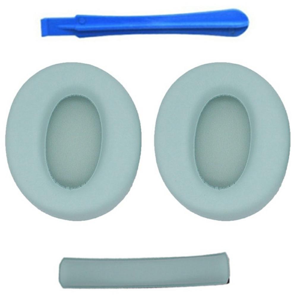 For Edifier W820NB Headphone Protein Leather Ear Pads+Mini Crowbar+Head Beam Sleeve