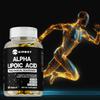 Capsule moi cu amestec natural de acid alfa-lipoic, susțin proprietățile antioxidante, ajută la ameliorarea nevralgiei, vegan.