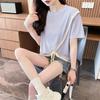 Short-sleeved T-shirt for Women Summer New Design Niche Irregular Short Top