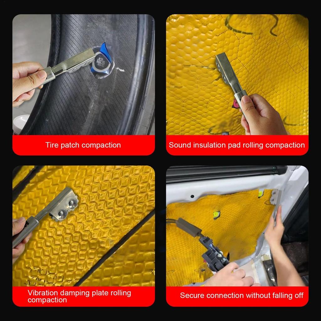 Sound Insulation Tools Interior Repair Rolling Wheel Car Insulation Roller For Auto Door Truck Trailer SUV RV Leather Craft