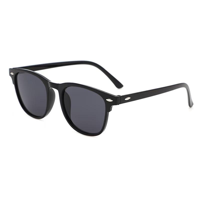 Popular full-frame retro sunglasses with rivets, versatile and fashionable, slimming and trendy