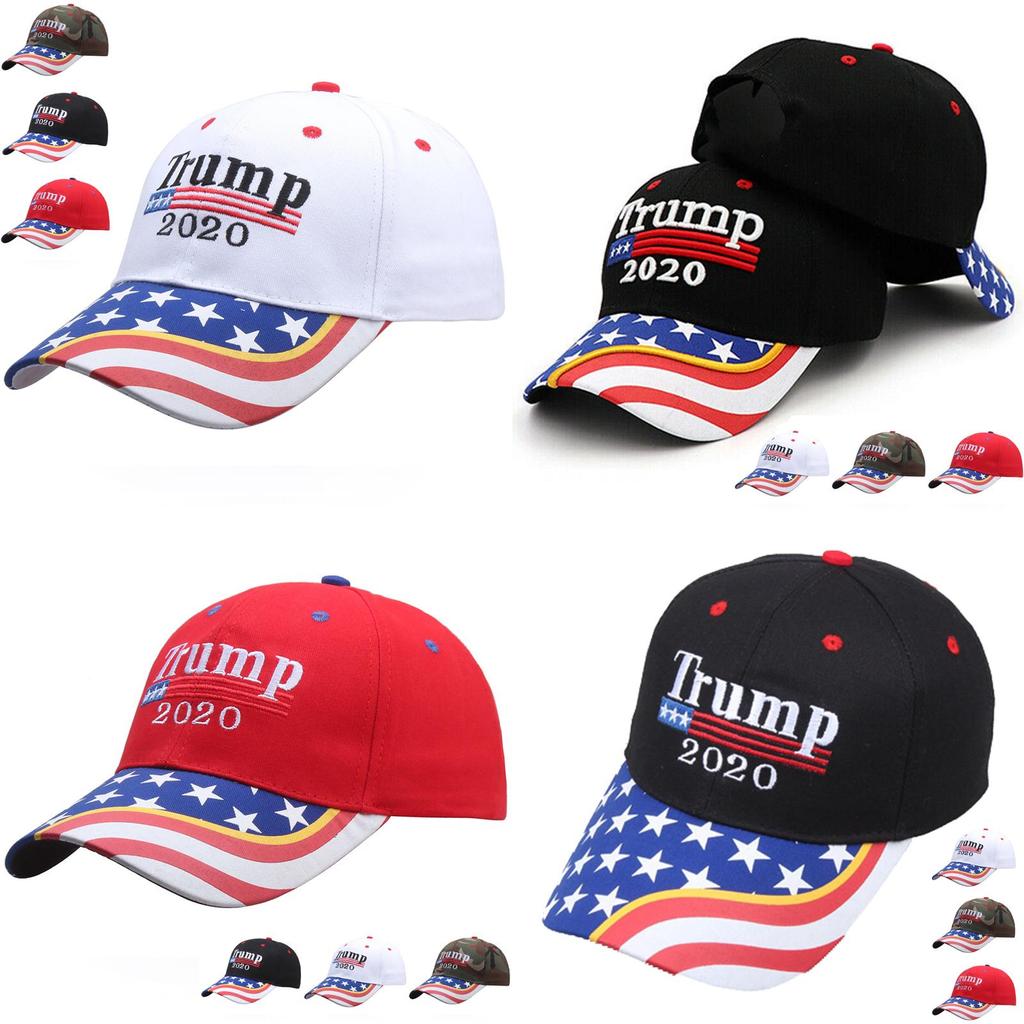 Trump President Donald 2020 Hat Usa Flag Make America Great Again Baseball Cap