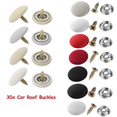 30 pz Car Interior Soffitto Panno Vite di Fissaggio Auto Tetto Fibbia Fissa Rivetti A Scatto Fermo Automotive Headliner Pulsante di Riparazione