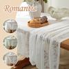 Romantic Lace Tablecloth French Style Table Cloth White Table Cover Wedding Party Desk Cover Dining Tablecover Kitchen Decor