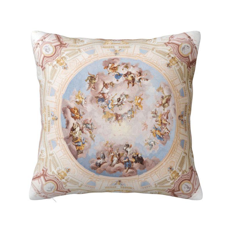 Aesthetic Renaissance Angel Cushion Cover Boucher Rococo Art Soft Nordic Pillow Decor Home