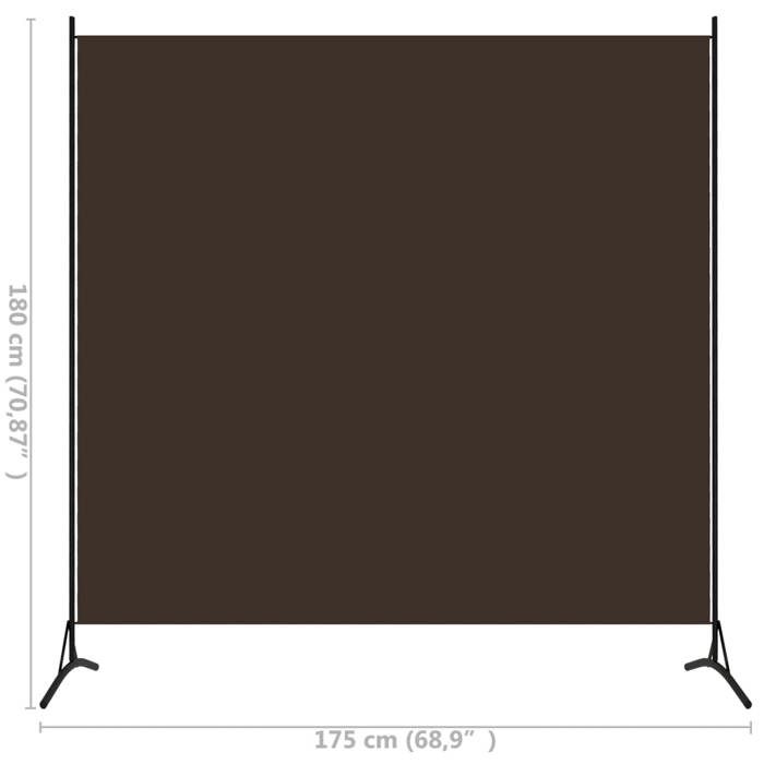 VidaXL Room Divider, Room Separator, Privacy Screen, Bedroom Screen Home Interior, Brown 320736