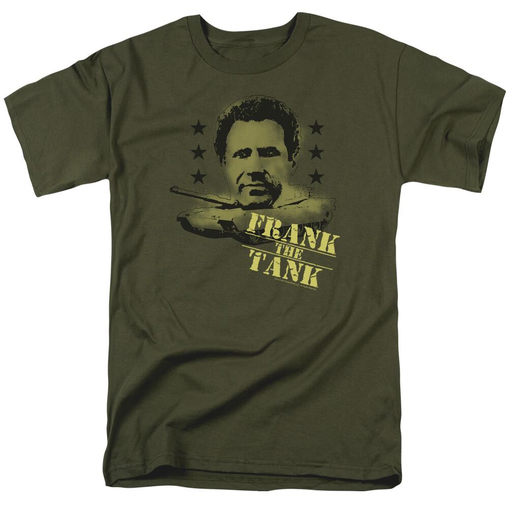 Old School Frank The Tank T Shirt Licensed Comedy Movie Retro Tee Military Green XXXL