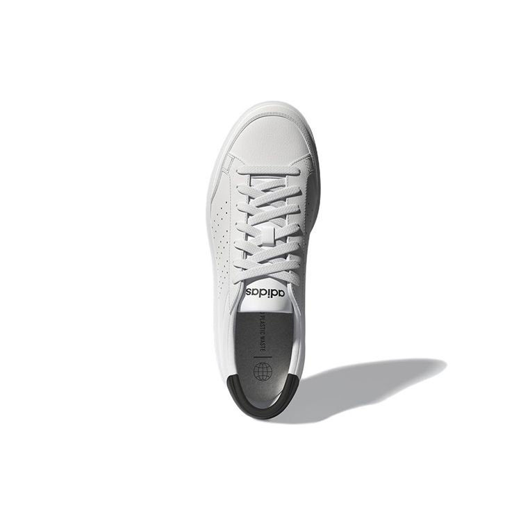 Adidas Neo Nova Court Synthetic Leather Comfortable Durable Low-Top Skate Shoes Men Sneakers White Black GZ1782
