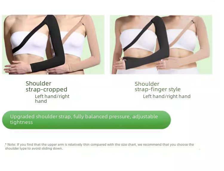 Kompressionsärmel für die obere Extremität zur Linderung von Lymphödemen