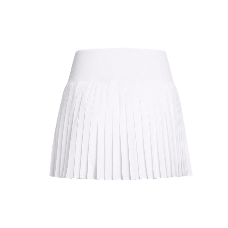 Under Armour Sport Skort Fashion Versatile Solid Color Training Pleated Casual Skirt Women Skirts White 1390157-100