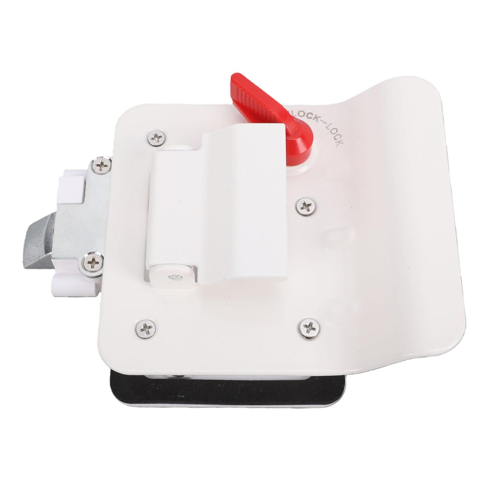 RV Door Lock Replacement with Paddle Latch Inner Outer Double Opening RV Entrance Door Lock Includes 4 Keys for Travel