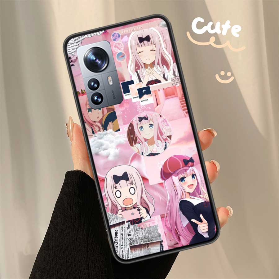 Kaguya sama Love is War Fujiwara Funda Phone Case For Xiaomi Poco X6 X5 X4 X3 GT NFC M4 M5 Pro 5G M3 Mi Note 10 Lite F5 F4 F3 F2