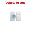 20Pcs/10Sets Ultra-Thin Magnetic Cabinet Catch, No-Drill Adhesive Mount for Kitchen Wardrobe Drawer, Strong Hold Rustproof
