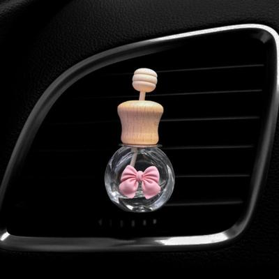 Car Air Outlet Perfume Bottle Car Cute Decoration Accessories Car Aromatherapy Bottle Wooden Cute Essential Oil Bottle