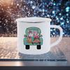 Happy Easter Themed Coffee Mugs Cute Coloful Juice Water Drinkware easy clean Mugs Novetly Rabbit Car Pattern Enamel Mug Safe