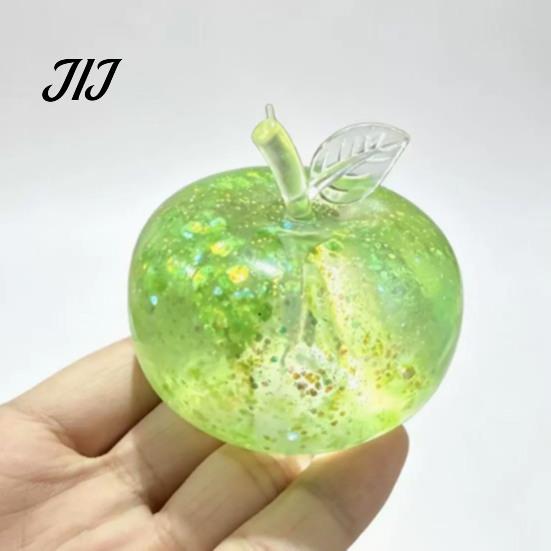 Flexible Anti Anxiety Toy Fruit Squeeze Sensory Toy, Christmas Shaped Soft Slow Rise Fidget Desktop Cute Novelty Stress Relief for Adults Kids Rubber