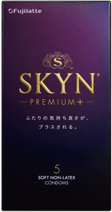Fuji Latex Skin Premium Plus 5 pieces x 3 boxes SKYN condom with stick lotion
