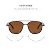 Women's Sunglasses, Men's and Women's Fashion Double-beam Metal Sunglasses, Driving Sunglasses