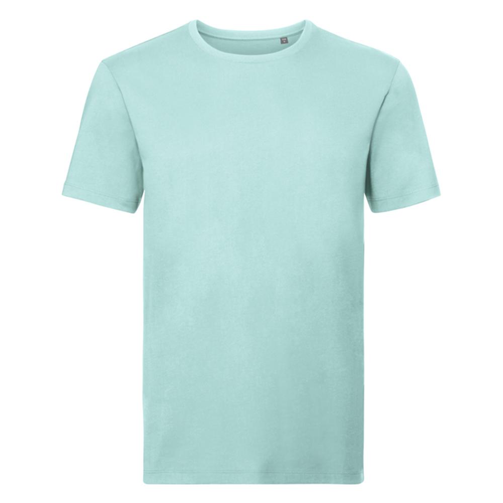Russell Pure Organic Mens Plain T-Shirt