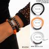 Halloween New Skull Pumpkin Bracelet Set, Witch Spider Mixed Color Beaded Kunjuan Hand