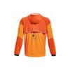 Under Armour Terrain Anorak Training Sports Color Block Logo Long Sleeve Half Zip Hooded Sweatshirt Jacket Men Jackets Orange 1370507-825