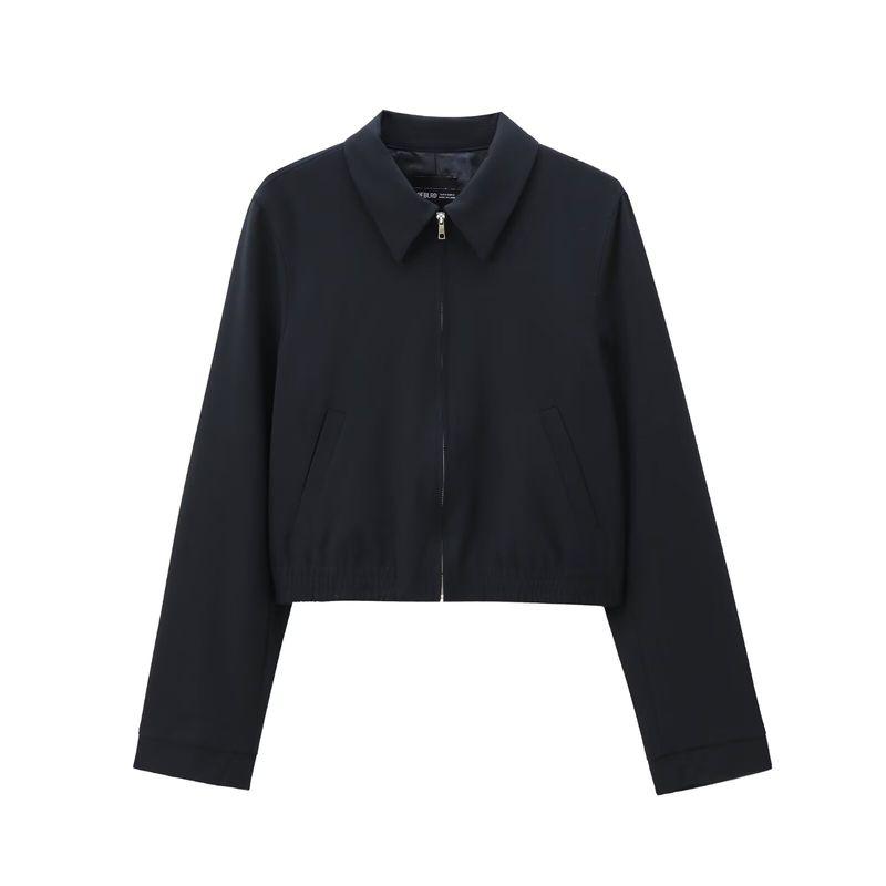 

Kaslead New Arrival Women s Clothing Fashion Style Fashion Simple Lapel Short Jacket 2010853 Image color L